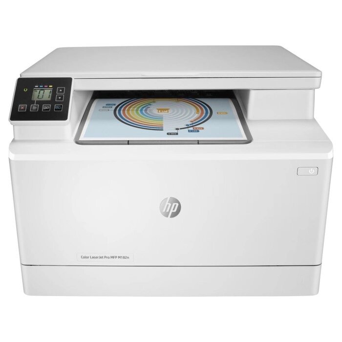 МФУ лазерный HP Color LaserJet Pro MFP M182n (7KW54A) A4 Net белый от компании Интернет-гипермаркет «MALL24» - фото 1