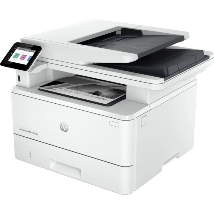 МФУ лазерный HP LaserJet Pro 4103dw (2Z627A) A4 Duplex Net WiFi белый от компании Интернет-гипермаркет «MALL24» - фото 1