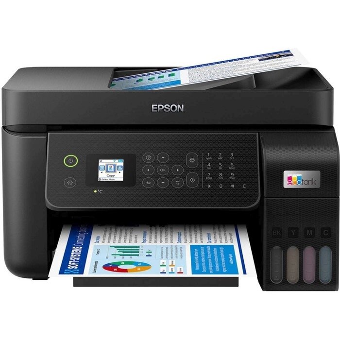 МФУ струйный Epson L5290 (C11CJ65512) A4 WiFi черный от компании Интернет-гипермаркет «MALL24» - фото 1