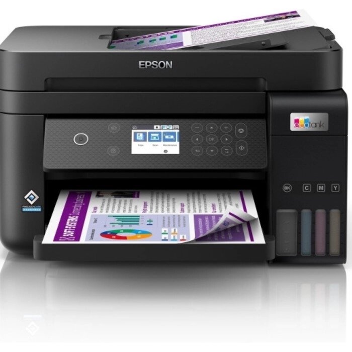 МФУ струйный Epson L6270 (C11CJ61507/61407/64407) A4 Duplex Net WiFi черный от компании Интернет-гипермаркет «MALL24» - фото 1