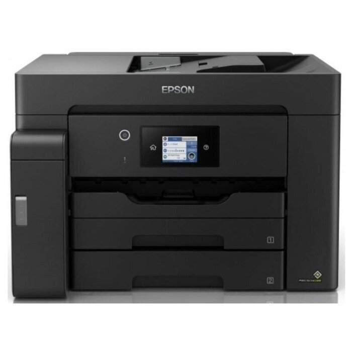 МФУ струйный Epson M15140 (C11CJ41404/ C11CJ41402) A3+ Duplex Net WiFi черный от компании Интернет-гипермаркет «MALL24» - фото 1