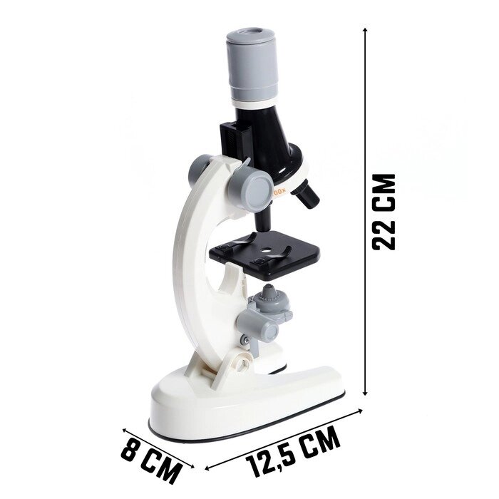 Микроскоп детский "Юный ботаник", кратность х100, х400, х1200, подсветка от компании Интернет-гипермаркет «MALL24» - фото 1