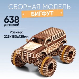 Модель сборная механическая Drovo "Джип Бигфут 4x4"