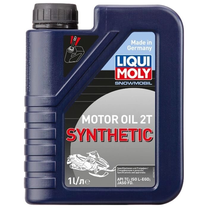 Моторное масло для снегоходов Liqui Moly Snowmobil Motoroil 2T Synthetic TC, 1 л от компании Интернет-гипермаркет «MALL24» - фото 1