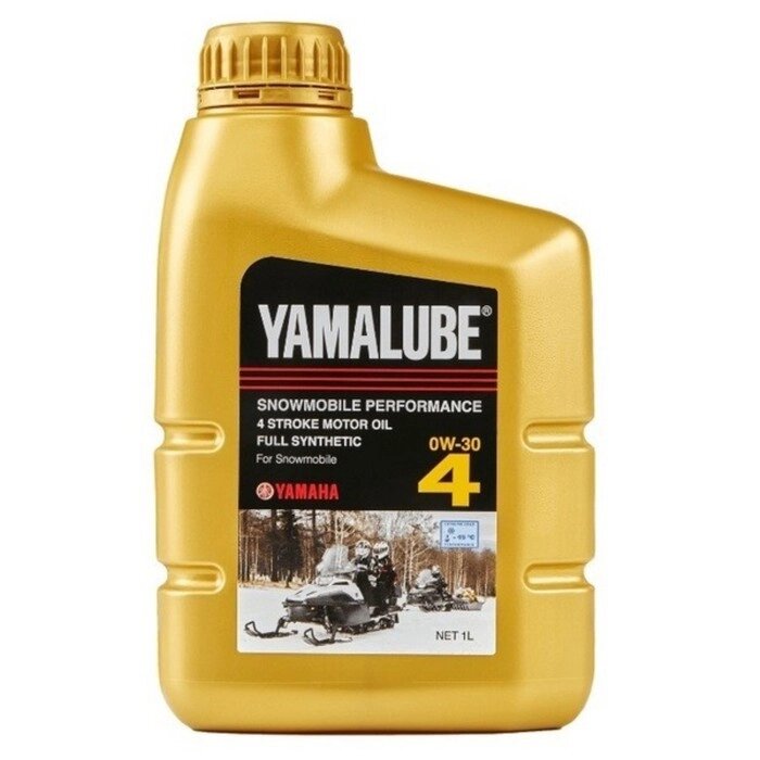Моторное масло для снегоходов Yamalube 0W-30, полусинтетика, 946 мл, LUB00W30SS12 от компании Интернет-гипермаркет «MALL24» - фото 1