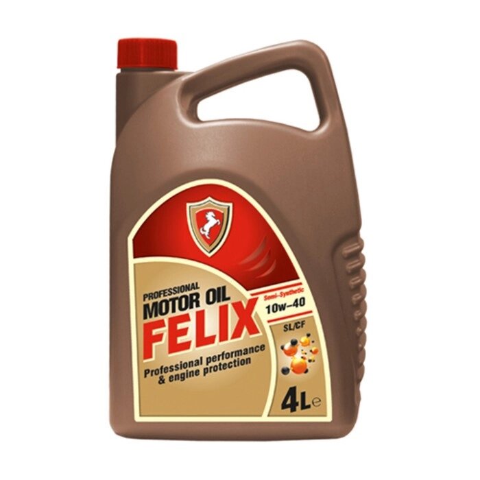 Моторное масло Felix Semi SL/CF 10W-40, 4л от компании Интернет-гипермаркет «MALL24» - фото 1