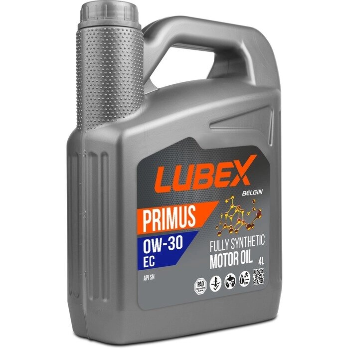 Моторное масло LUBEX PRIMUS EC 0W-30, синтетическое, 4 л от компании Интернет-гипермаркет «MALL24» - фото 1