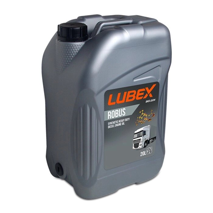 Моторное масло LUBEX ROBUS PRO LA 10W-30 CK-4/CJ-4 E9, синтетическое, 20 л от компании Интернет-гипермаркет «MALL24» - фото 1