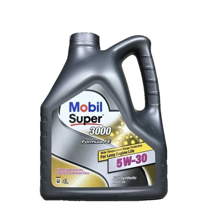 Моторное масло Mobil, 5W-30, "Super 3000 X1 Formula", 4 л от компании Интернет-гипермаркет «MALL24» - фото 1
