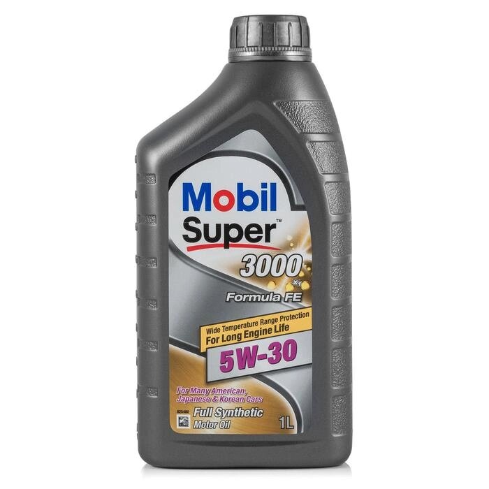 Моторное масло Mobil SUPER 3000 X1 Formula FE 5w-30, 1 л от компании Интернет-гипермаркет «MALL24» - фото 1