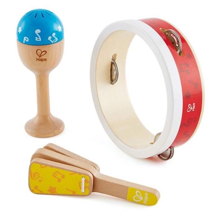 Музыкальная игрушка "Детский набор перкуссионных инструментов" от компании Интернет-гипермаркет «MALL24» - фото 1