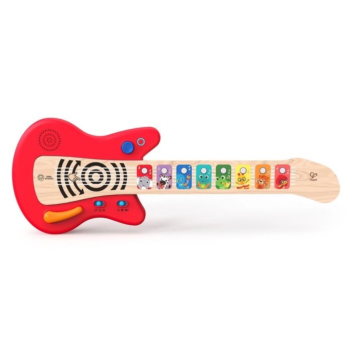 Музыкальная игрушка для малышей "Гитара", сенсорная, красная от компании Интернет-гипермаркет «MALL24» - фото 1