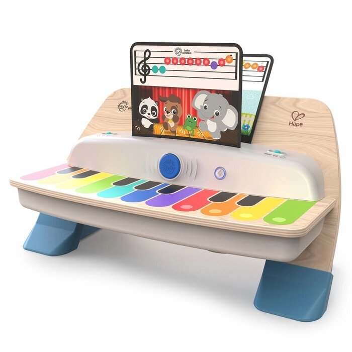 Музыкальная игрушка для малышей "Пианино", 11 клавиш, сенсорное, бежевое от компании Интернет-гипермаркет «MALL24» - фото 1