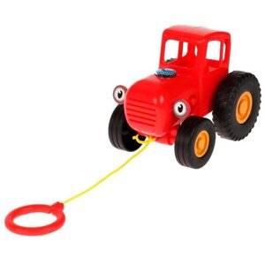 Музыкальная игрушка "Синий трактор" цвет красный, 30 песен, загадок, звук и свет