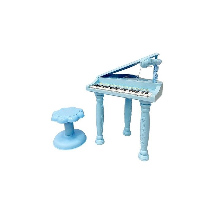 Музыкальный детский центр-пианино Everflo Grand, цвет blue от компании Интернет-гипермаркет «MALL24» - фото 1