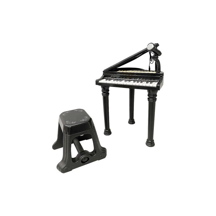 Музыкальный детский центр-пианино Everflo Maestro, цвет черный от компании Интернет-гипермаркет «MALL24» - фото 1