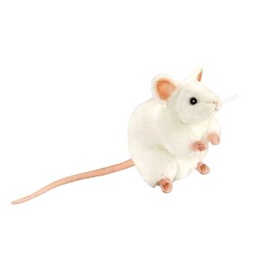 Мягкая игрушка "Белая мышь", 16 см