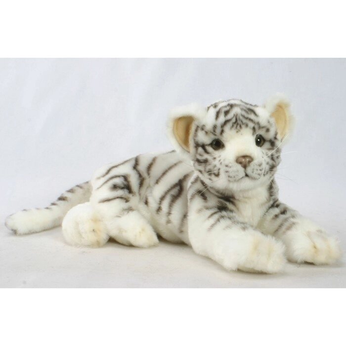 Мягкая игрушка "Детёныш белого тигра" лежащий, 36 см от компании Интернет-гипермаркет «MALL24» - фото 1