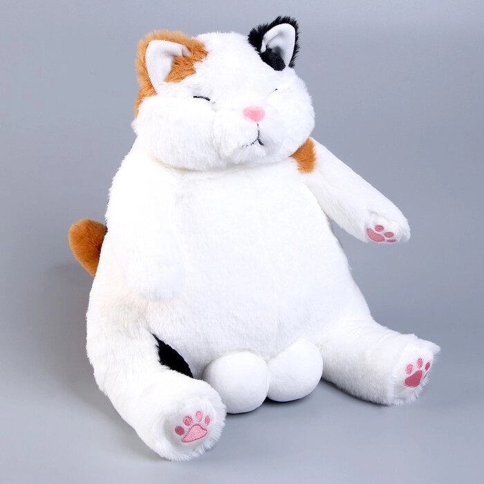 Мягкая игрушка "Кот", 35 см, цвет белый от компании Интернет-гипермаркет «MALL24» - фото 1