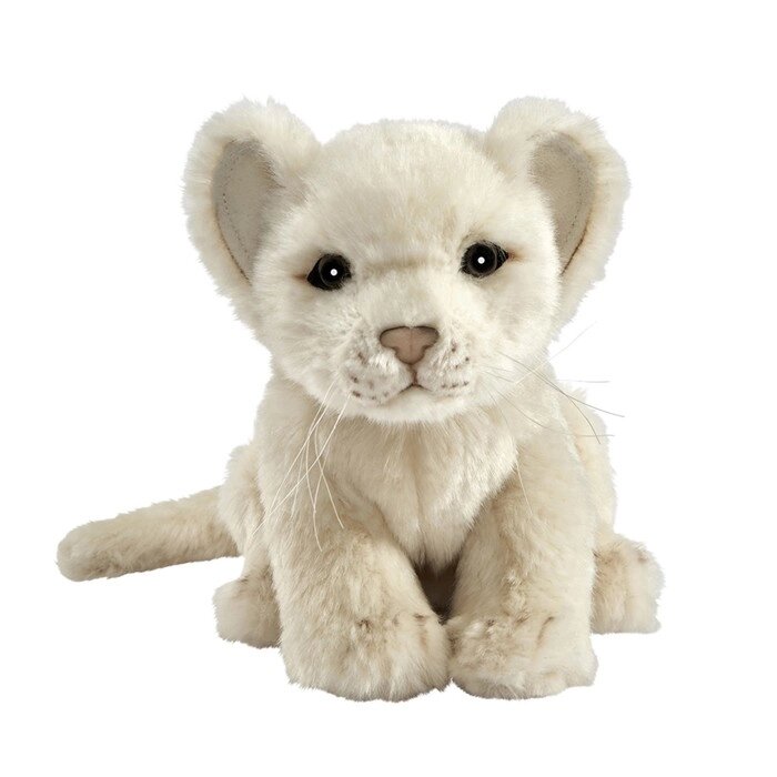 Мягкая игрушка "Львенок" белый, 17 см от компании Интернет-гипермаркет «MALL24» - фото 1
