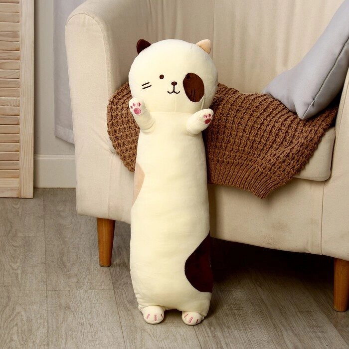 Мягкая игрушка-подушка "Кот", 65 см, разноцветный от компании Интернет-гипермаркет «MALL24» - фото 1