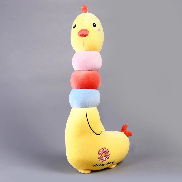 Мягкая игрушка-подушка "Курочка", 60 см, цвет желтый от компании Интернет-гипермаркет «MALL24» - фото 1
