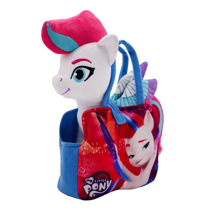 Мягкая игрушка пони, в сумочке, Зип, 25 см от компании Интернет-гипермаркет «MALL24» - фото 1