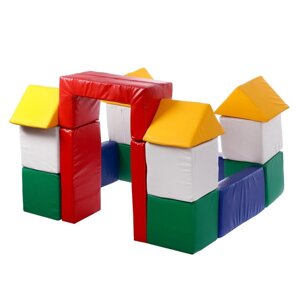 Мягкий игровой конструктор "Замок", куб 30х30 см
