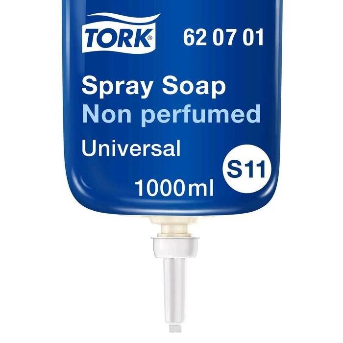 Мыло-спрей Tork Universal, ультрамягкое, S11, прозрачный, 1литр от компании Интернет-гипермаркет «MALL24» - фото 1