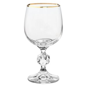 Набор бокалов для белого вина Sterna, декор "Отводка золото", 190 мл x 6 шт.