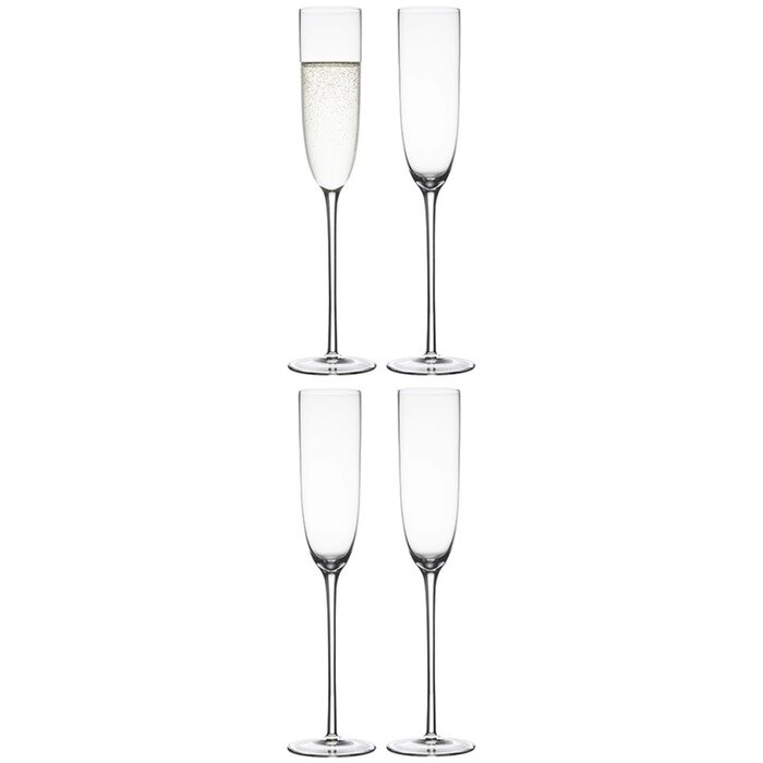Набор бокалов для шампанского, 160 мл от компании Интернет-гипермаркет «MALL24» - фото 1
