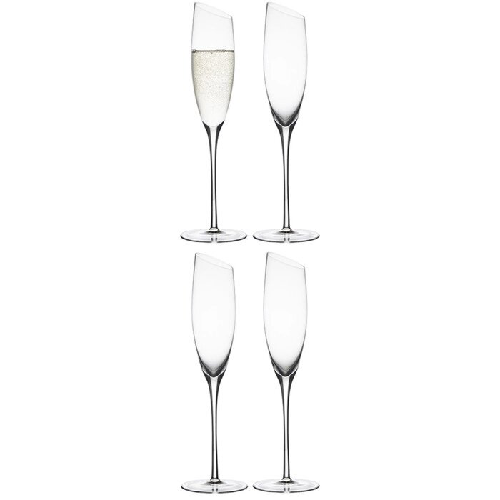 Набор бокалов для шампанского, 190 мл от компании Интернет-гипермаркет «MALL24» - фото 1
