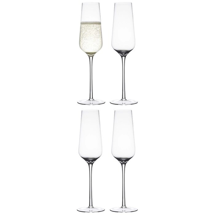 Набор бокалов для шампанского, 370 мл от компании Интернет-гипермаркет «MALL24» - фото 1