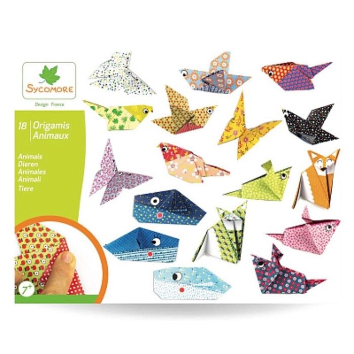 Набор для создания оригами Sycomore Pockets "Животные" от компании Интернет-гипермаркет «MALL24» - фото 1