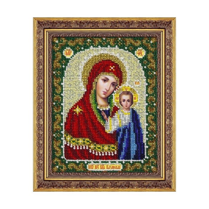 Набор для вышивки бисером "Пресвятая Богородица Казанская" от компании Интернет-гипермаркет «MALL24» - фото 1