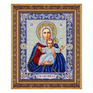 Набор для вышивки бисером "Пресвятая Богородица Леушинская"
