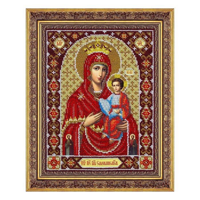 Набор для вышивки бисером "Пресвятая Богородица Самонаписавшаяся" от компании Интернет-гипермаркет «MALL24» - фото 1