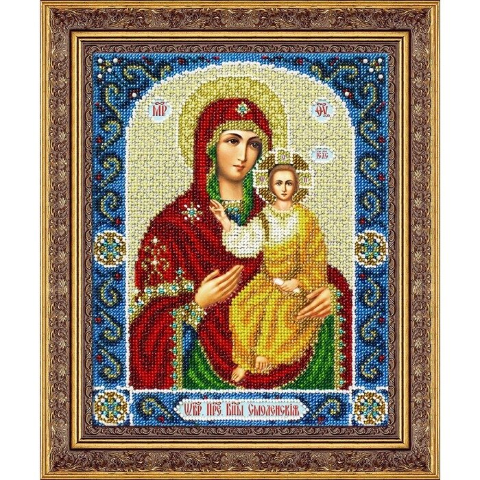 Набор для вышивки бисером "Пресвятая Богородица Смоленская" от компании Интернет-гипермаркет «MALL24» - фото 1