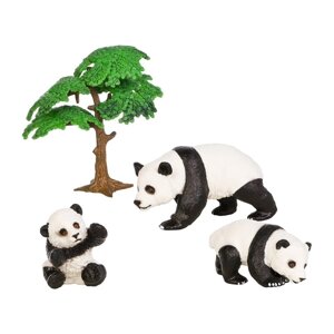 Набор фигурок "Мир диких животных"семья панд, 3 предмета