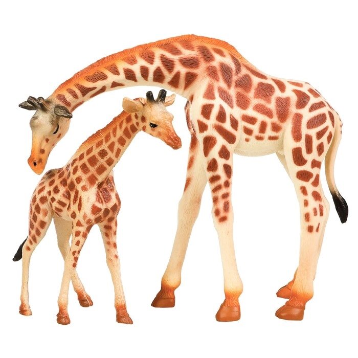 Набор фигурок "Мир диких животных": семья жирафов, 2 предмета от компании Интернет-гипермаркет «MALL24» - фото 1