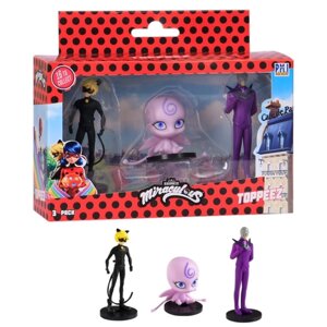 Набор фигурок Miraculous "Нууру, Суперкот, Бражник", 3 шт