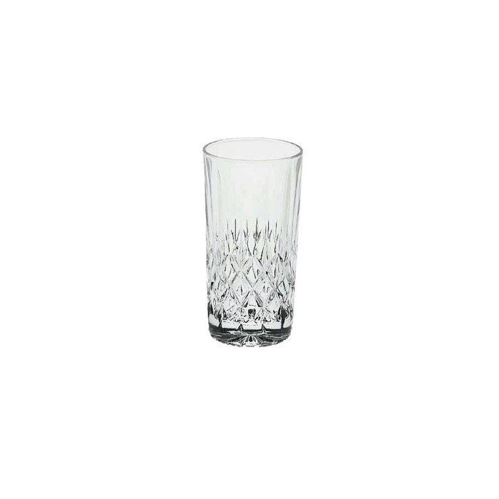 Набор хрустальных стаканов для воды, сока, морса Angela, 6 шт., 320 мл от компании Интернет-гипермаркет «MALL24» - фото 1