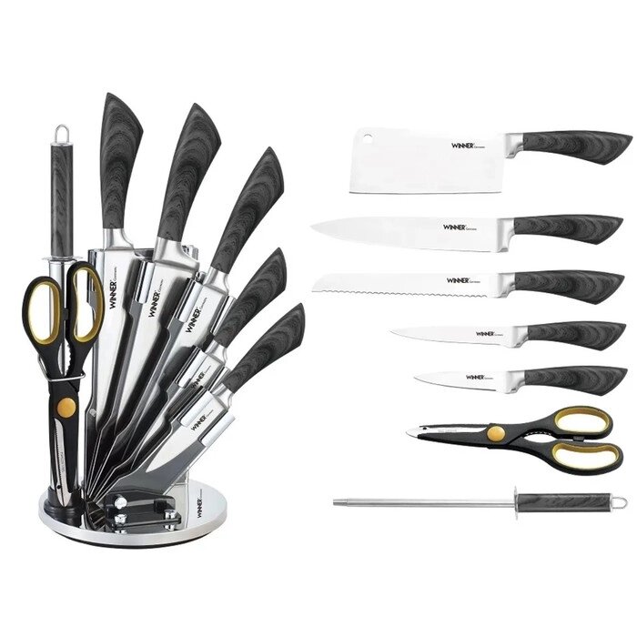 Набор ножей Winner, 8 предметов от компании Интернет-гипермаркет «MALL24» - фото 1
