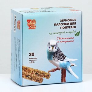 Набор палочки "SHOW BOX" для попугаев витаминами и минералами, коробка 30 шт, 720г