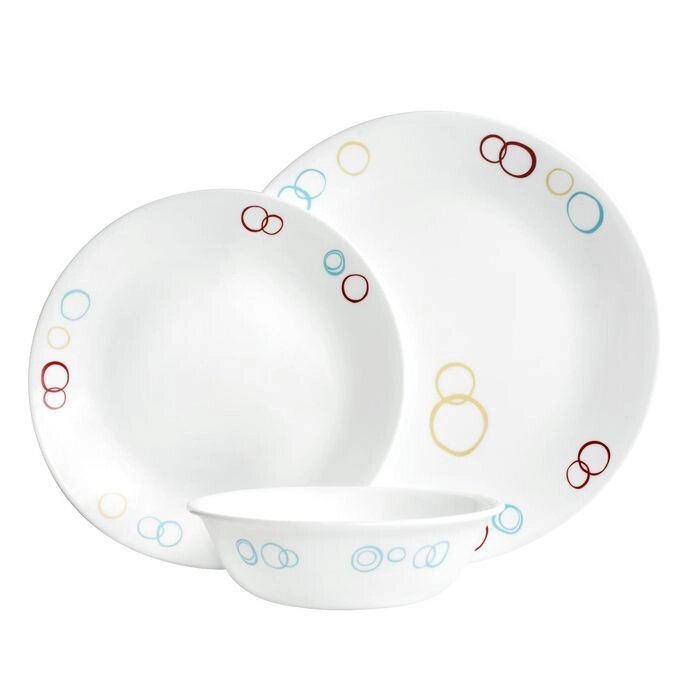 Набор посуды Circles, 12 предметов от компании Интернет-гипермаркет «MALL24» - фото 1