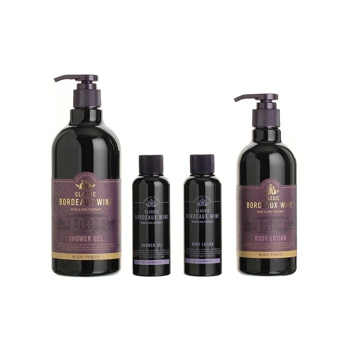 Набор уходовый для тела Body Phren Classic Bordeaux Wine Body Care Set от компании Интернет-гипермаркет «MALL24» - фото 1