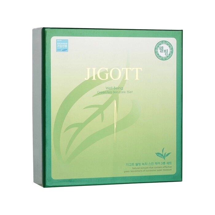 Набор уходовый с зеленым чаем JIGOTT WELL-BEING GREEN TEA SKIN CARE 3SET от компании Интернет-гипермаркет «MALL24» - фото 1