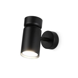 Накладной поворотный спот со сменной лампой TA13173, GU10, 12Вт, 120х60х150 мм, цвет чёрный