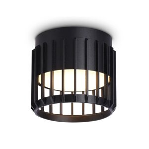 Накладной светильник со сменной лампой TN71155, GX53, 100х100х80 мм, цвет чёрный