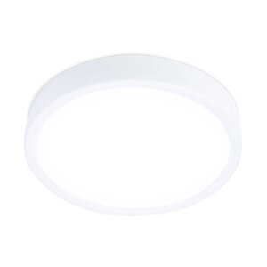 Накладной светодиодный светильник DLR364, 18Вт, 190х190х28 мм, цвет белый